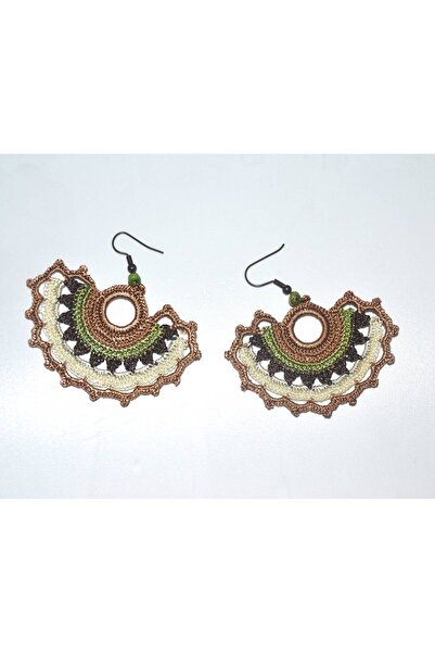 Pafuli Hand Knitted Ethnic Earrings Saks