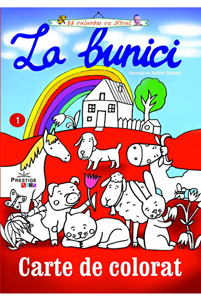 Editura Prestige Carte de colorat la bunica pentru copii 3+ (24 de pagini, br...