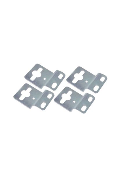 DELIGHT Kit de montaj cleme metalice 4 buc. * 37x30x9.6mm