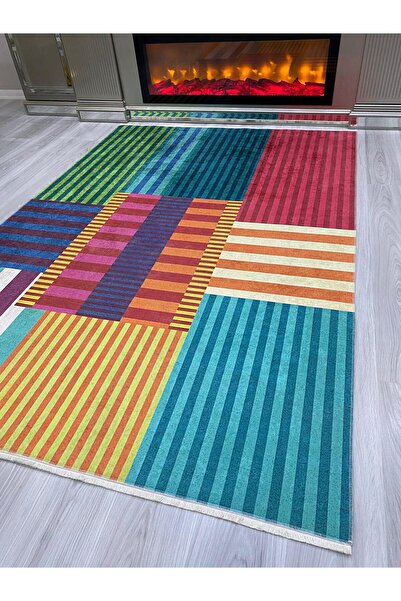 ALLGELSİN Yeni Sezon Kaymaz Taban Salon Mutfak ve Oturma odası Halısı 4m² (16...