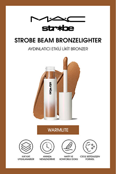 M.A.C Strobe Beam Aydınlatıcı Etkili Likit Bronzer - Warmlite