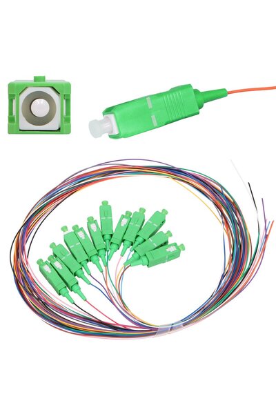 Extralink Set Pigtail SC/APC SM G.657A1 12 bucăți 12 culori