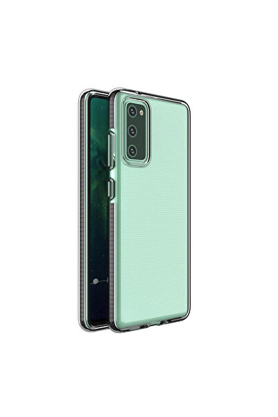 Hurtel SPRING CASE CLEAR TPU GEL PROTECTIVE COVER WITH COLORFUL FRAME FOR SAM...
