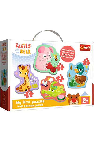 NO BRAND TREFL BABY CLASSIC PUZZLE CU ANIMALE 14 PIESE