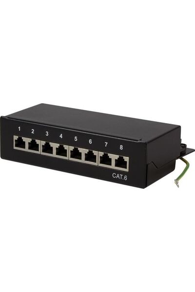 LogiLink ZUB Patch Panel Cat.6A cu 8 porturi de birou