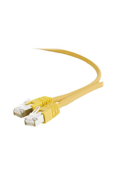 Gembird PP6A-LSZHCU-Y-0.5M cablu patch RJ45, cat. 6A, SFTP, LSZH, 0.5m, galben