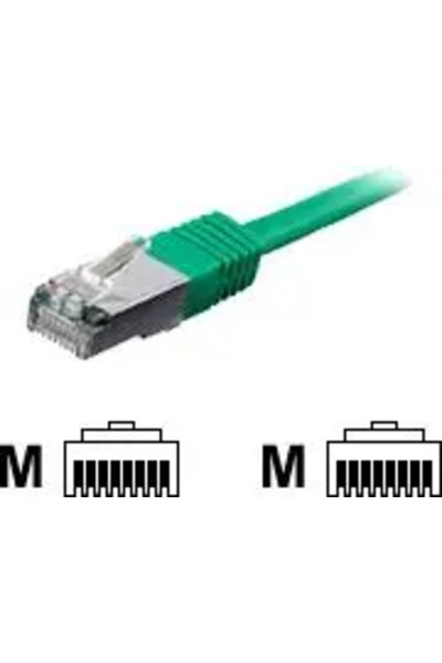 EQUIP Cablu patch, S/FTP, Cat6, PIMF, 0.5m, verde (605547)