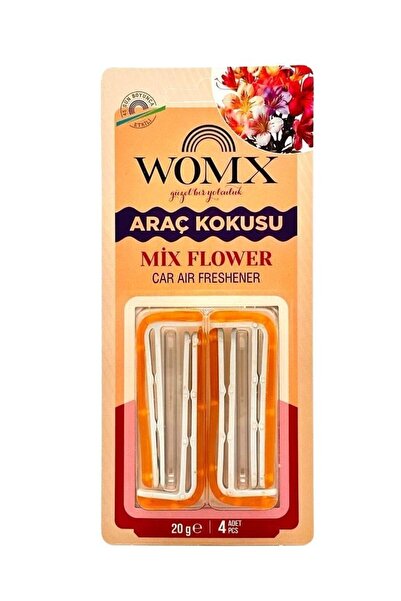 WOMX Mix Flower Klipsli Oto Kokusu - Araç Havalandırma Izgara Tipi Çiçeksi Es...
