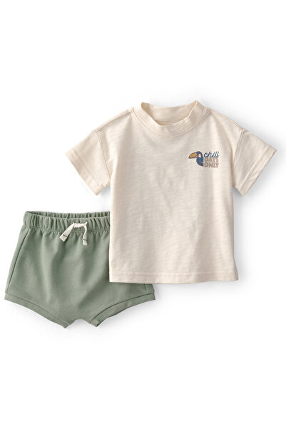 Carter's Baby Boy Top and Bottom Set 3 Months-24 Months Beige