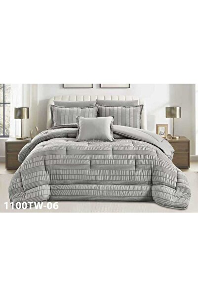 Ropi Modern Stripe Summer Quilt Set -7Pcs-