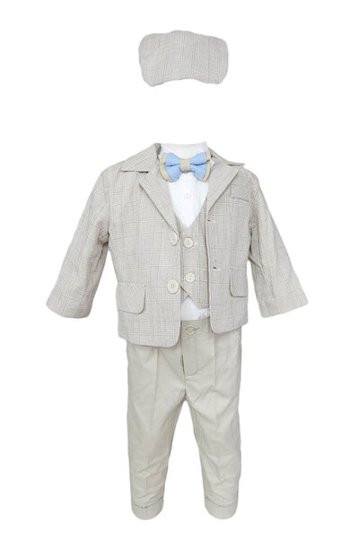Baby Boss Costum botez carouri gri