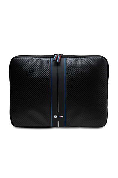 BMW Manșon BMCS16COMSCAKL 16 " Carbon cu dungi albastre, negru