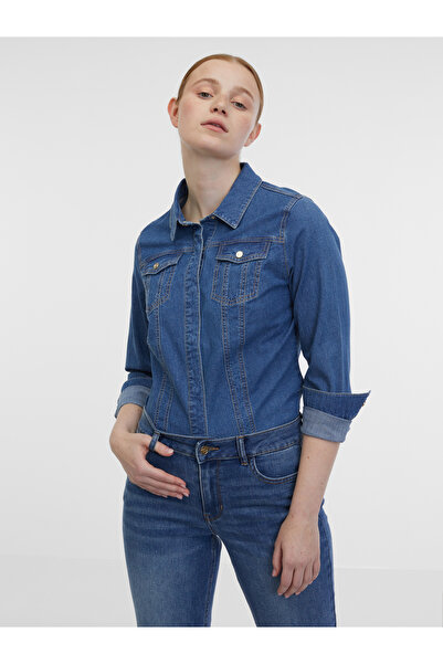 ORSAY Blue women's denim shirt