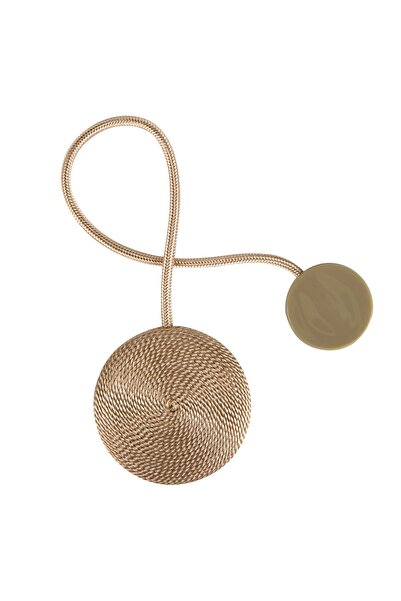 Zumzeria Magnet for Curtain with Beige Cord