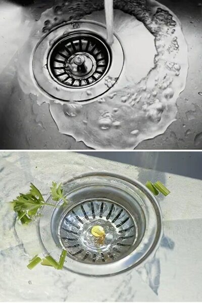 safestore Stainless Steel Kitchen Sink Sink Strainer Sink Removal Waste Food ...