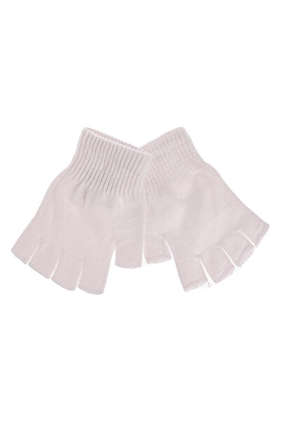 Zumzeria Beige Cut Finger Gloves for Women