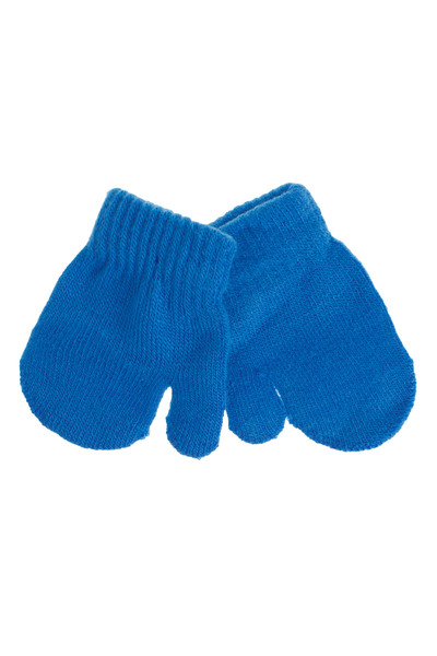 Zumzeria Royal Blue One-Finger Baby Gloves for 0-12 Months