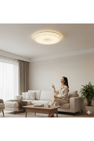 MAD ECO LEDURI Plafonieră LED, cod 2010, cu telecomandă, 48W, 35cm, reglabilă...