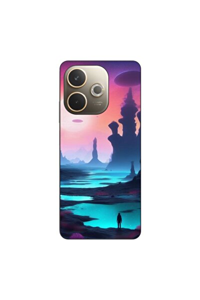 OEM Husa compatibila cu Oppo A5 Pro Silicon Gel Tpu Model Mystic Planet