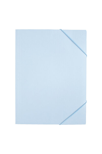 Zumzeria Relief Blue Cardboard Folder with Elastic 24x31cm