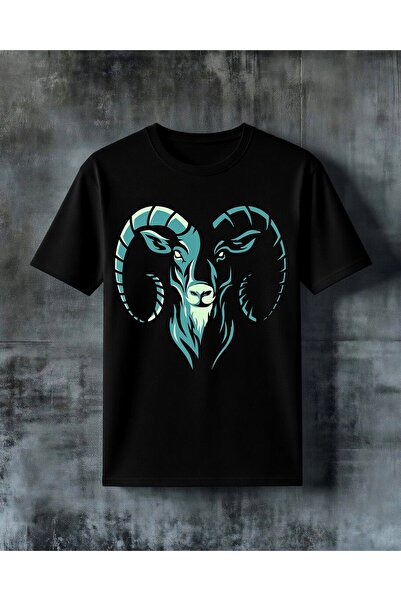 COMVİCHO Koc Baslik Turkvez Logo Printed Oversize T-Shirt