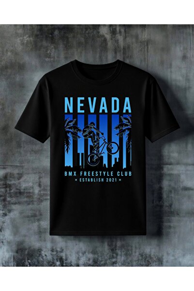 COMVİCHO Nevada Bmx Freestyle Printed Oversize T-Shirt