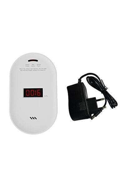 OEM Detector de gaz, Montare pe perete, Afișaj digital, Alarmă >70 dB, Alb