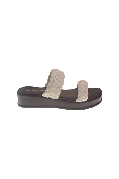 OEM Tsimpolis Shoes 1050703-11 Γυναικεία Παντόφλα Λευκή