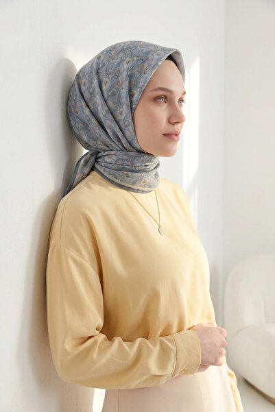 Silk Home Soft Eşarp Garden Bebe Mavisi 90x90