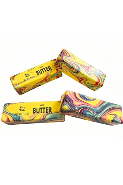SHOP LIKE A PRO Butter Squishy Multicolor 13 cm, Jucarie Antistres Soft Squee...