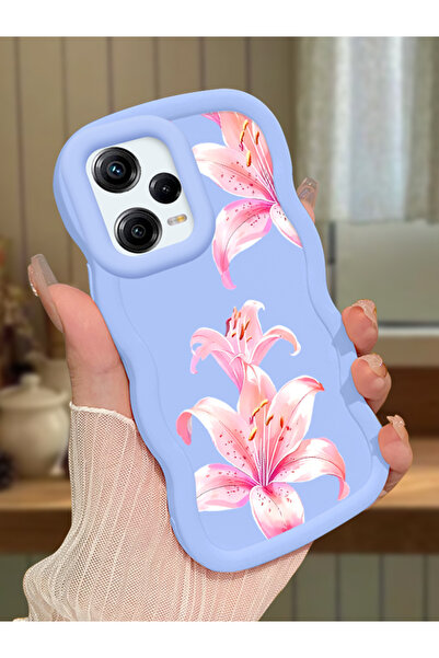 ucuc Redmi Note 12 Pro 5G Uyumlu Mavi Silikon Kılıf Kamera Korumalı Darbe Emi...