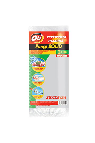 Oti SOLID 3L household bags, 35x25 cm, 100 pcs./set