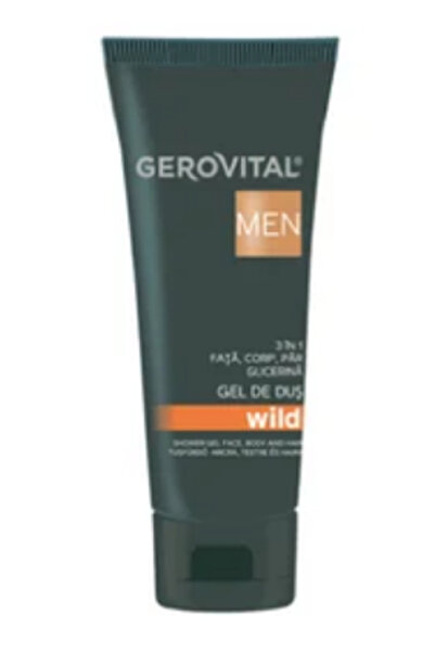 GEROVITAL Gel de dus pentru barbati 3 in 1 Wild, 100 ml,