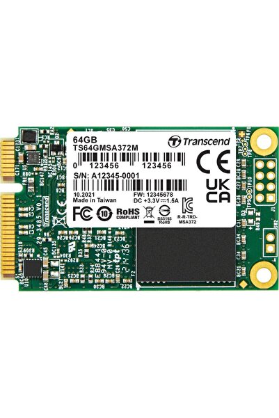 Transcend SSD MSA372M MLC 64GB mSATA SATA III
