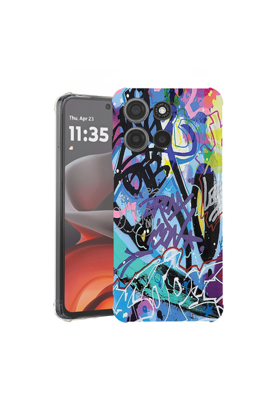 bestcase Husă Antișoc pentru Motorola Moto G57 Power / G57 / G67 Power, Graff...