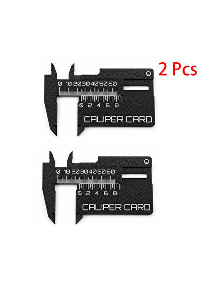 Choice1 Black 2Pcs Rafford High precision portable vernier caliper, caliper c...