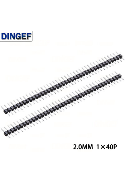 Choice 1x40P straigh needle 10PCS 2.0mm 40 Pin Male Single Row Pin Header Str...