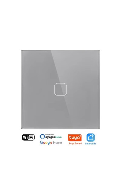Choice Single Fire Line EU Standard WiFi Gray 1gang EU Standard 1/2/3/4 Gang ...