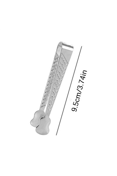 Choice1 Silver Iron Charcoal Tongs Incense Burner Accessories Vintage Metal C...