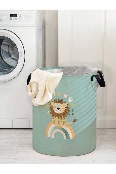 Choice lion Little Lion Laundry Basket Foldable Large Capacity Canvas Storage...