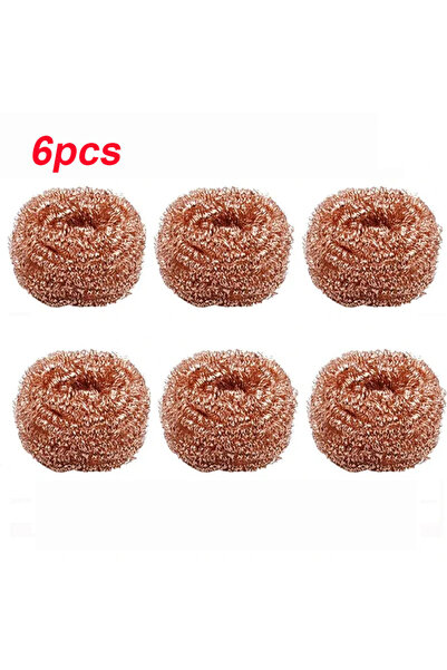 Choice1 6Pcs Sponger Brass Solder Tip Cleaner Sponges Balls Copper Wire Scrub...