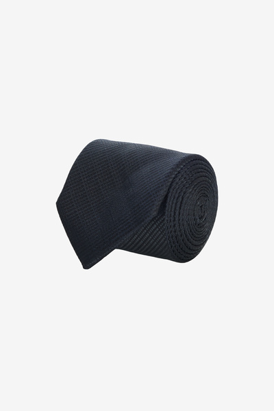 ALTINYILDIZ CLASSICS Men's Black Patterned Silk Tie
