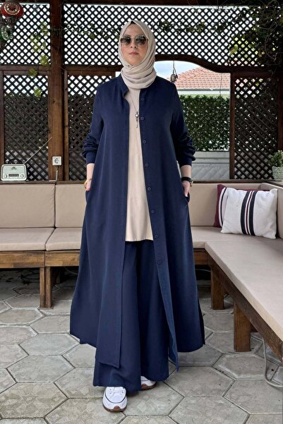Rabia Şamlı Костюм с панталон Башак, тъмносин