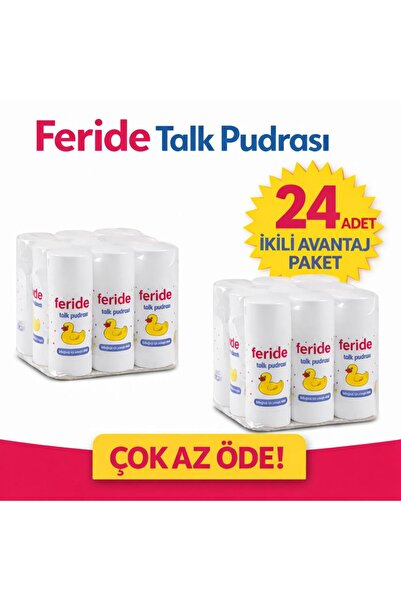 Feride Talk Bebek Pudrası Avantajlı Paket 24 Adet
