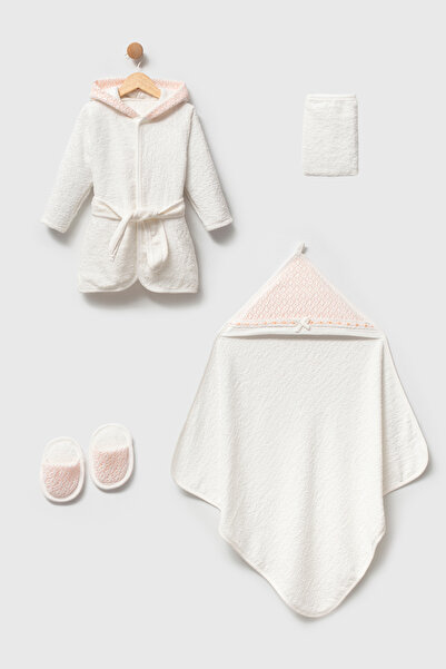 BEBELİNNA BABY 4 PIECES BABY BATHROBE SET