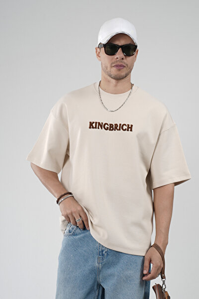 Butik Trend Biz Oversize Fit Front Printed T-Shirt