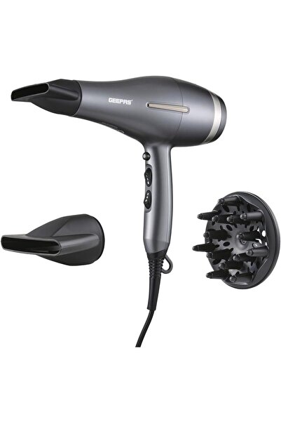 Geepas مجفف شعر مع ملحق تصفيف، 3 إعدادات للحرارة، GHD86052 |   مجفف شعر أيكون...