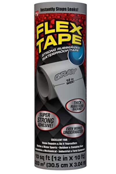 Amir Bandă adezivă Flex XXL, lățime 12 inch, pentru reparații, durabilă