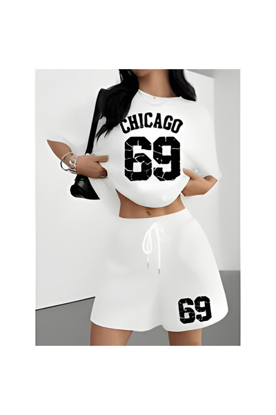 EFFRENATU Women's Black Shorts T-Shirt Set – Comfortable Fit Oversize Summer ...