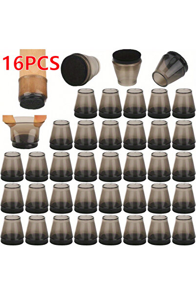 Choice 16 Pcs S ( Fit 15-25mm) 16 Pcs Round Chair Leg Protector, Chair Leg Pa...